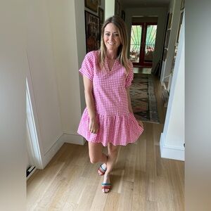 Brooke Wright Lucy Dress Size XL Color Pink White